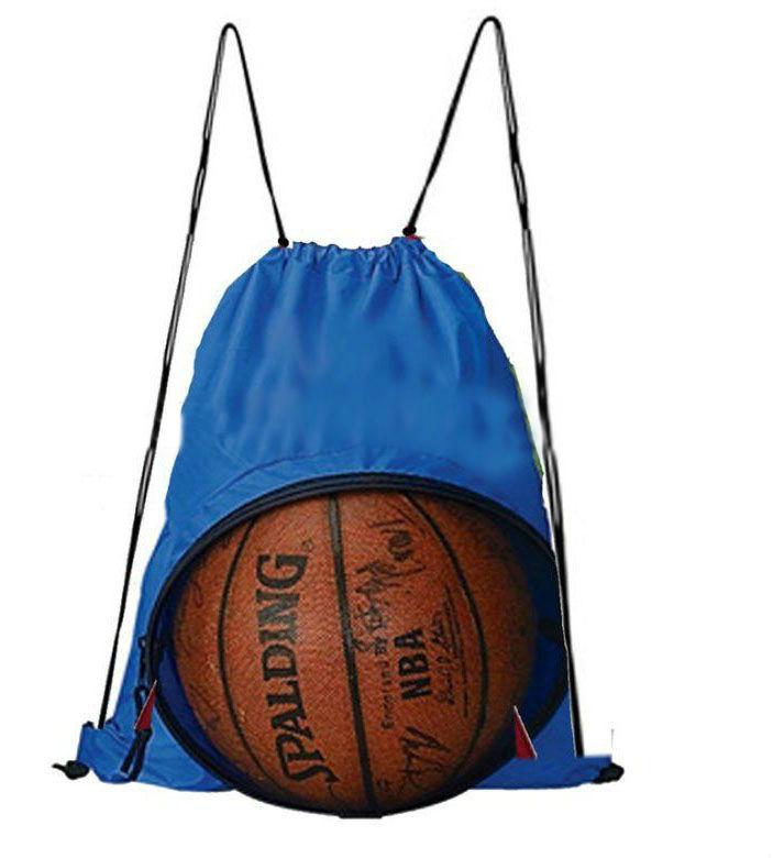 210D Poly sport ball drawstring backpack