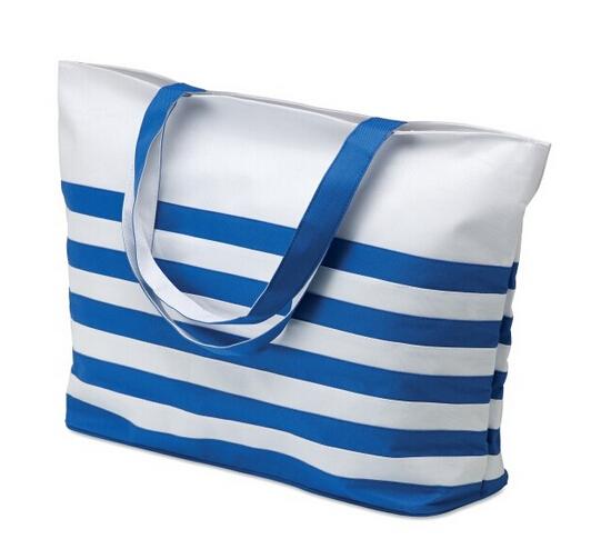 Fashion design nautical stripe beach bag